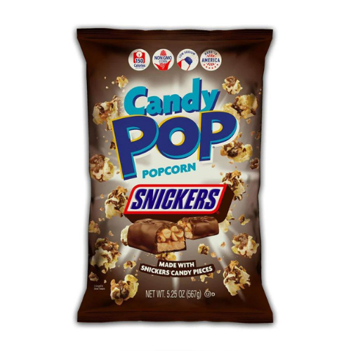Candy Pop Snickers Popcorn 12x149g