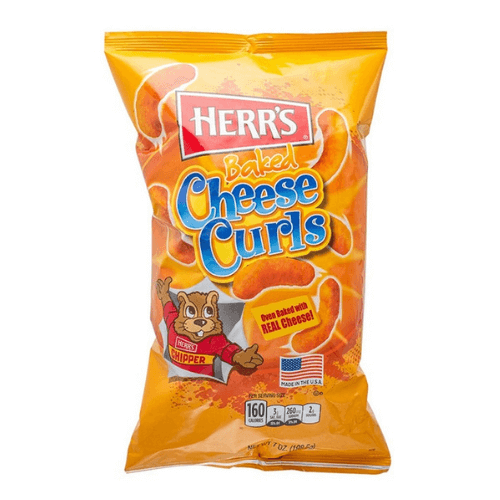 Herr's Baked Cheese Curls 12x199g