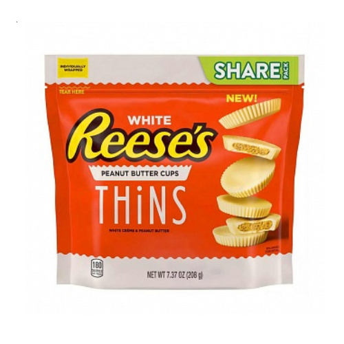 Reese's Peanut Butter Cups White Thins 8x208g