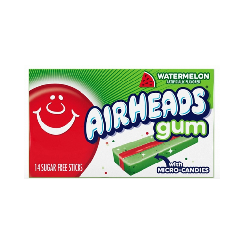 Airheads Gum Watermelon 12 x 34g