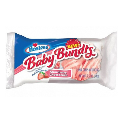 Hostess Baby Bundts Strawberry Cheesecake 6x71g