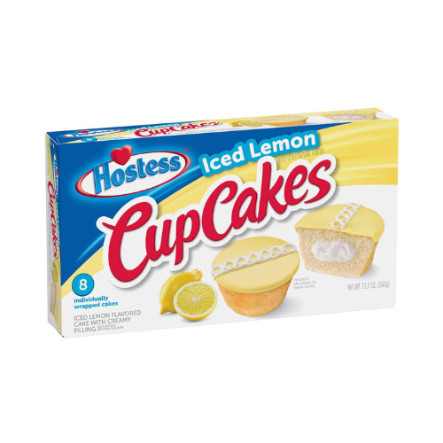 Hostess Iced Lemon Cupcake 6x360g
