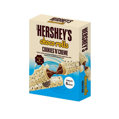 Hershey's Choco-Rolls Cookies N Creme 12x108g
