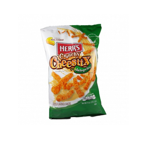 Herr's Crunchy Cheestix Jalapeño 8x227g