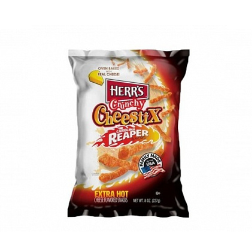 Herr's Crunchy Cheestix Carolina Reaper 8x227g