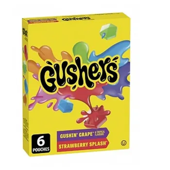 Fruit Gushers Gushin' Grape & Strawberry Splash 10x 138g