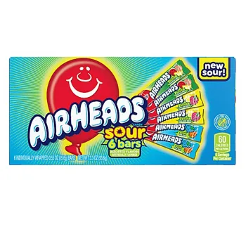 Airheads Bars Assorted Sour 12x 94g