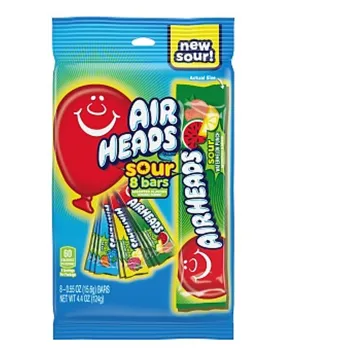 Airheads Bars Assorted Sour 12x 124g