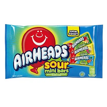 Airheads Bars Mini Assorted Sour 12x 340g