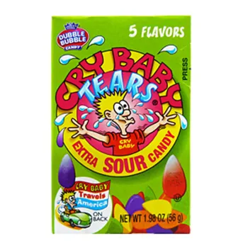 Cry Baby Candy Tears Extra Sour 24x 56g