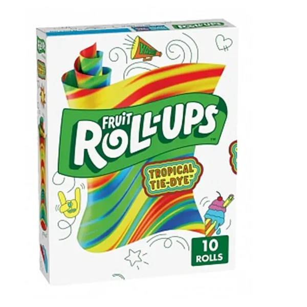 Fruit Roll-Ups Tropical Tie-Dye 10x 141g