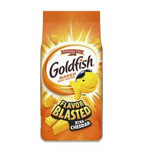 Goldfish Crackers Flavor Blasted Xtra Cheddar 24x 187g