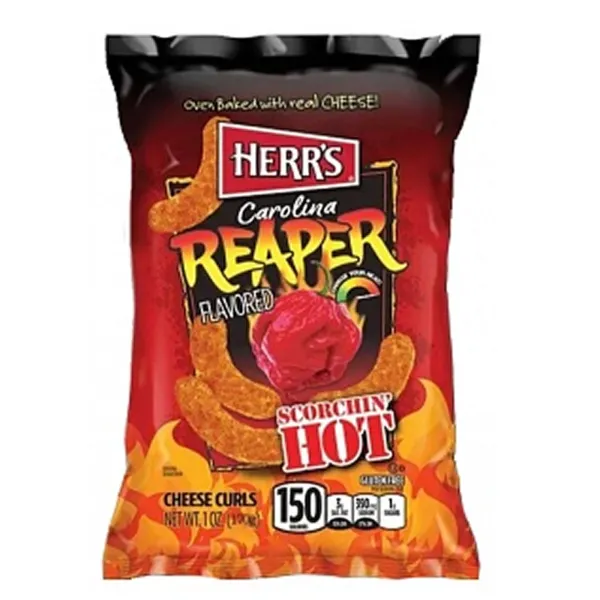 Herr´s Baked Cheese Curls Carolina Reaper 12x 170g