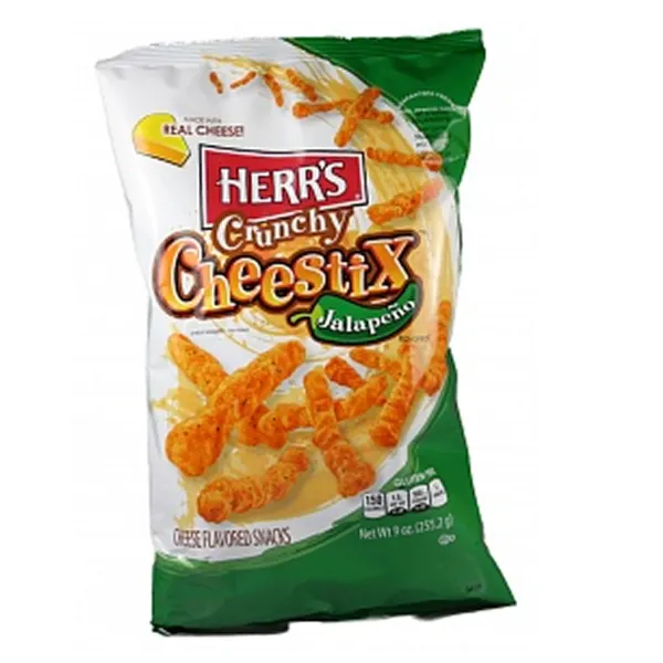 Herr´s Crunchy Cheestix Jalapeño 8x 227g