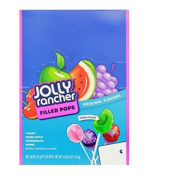 Jolly Rancher Filled Pops 100x 16g