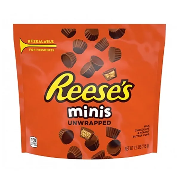 Reese´s Minis Peanut Butter Cups Unwrapped 8x 215g