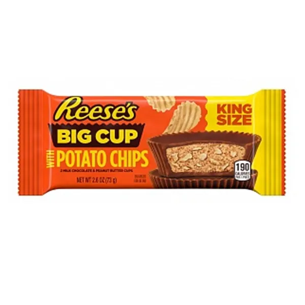 Reese´s Big Cup Potato Chips King Size 16x 73g