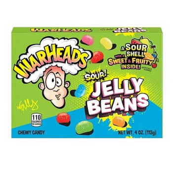 Warheads Sour Jelly Beans 12x 113g