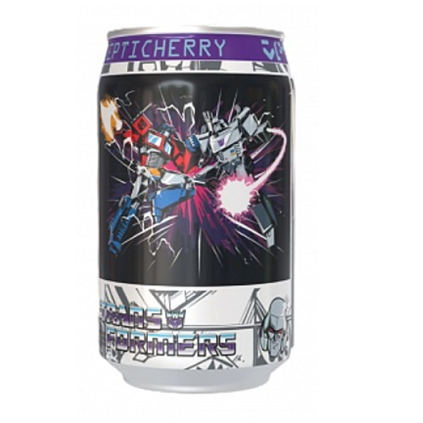 Kawaji x Transformers Decepticherry Cherry Vanilla Soda UK 12x 330ml