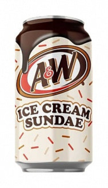 A&W Ice Cream Sundae USA 24x 355ml