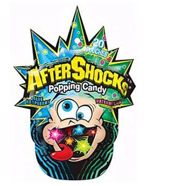 Aftershocks Popping Candy Blue Raspberry Watermelon 16x 30g