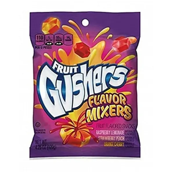 Fruit Gushers Flavor Mixers 8x 120g