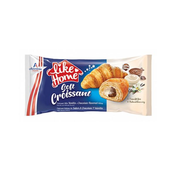Like Home Soft Croissant Vanilla & Chocolate  20x 55g