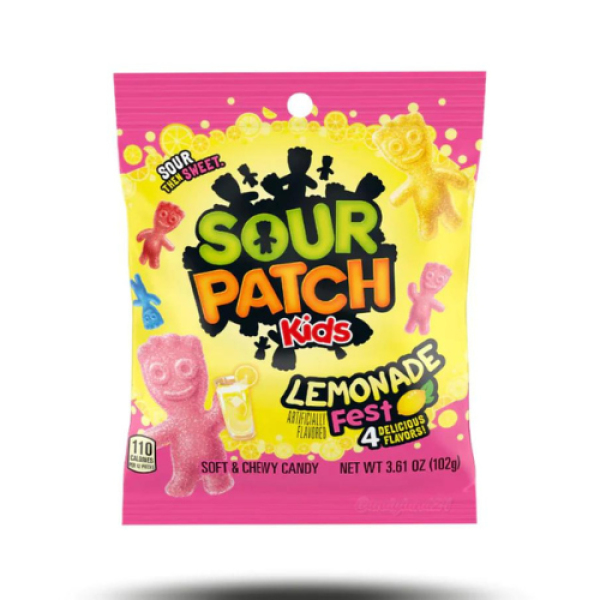 Sour Patch Kids Lemonade Fest 12x 102g