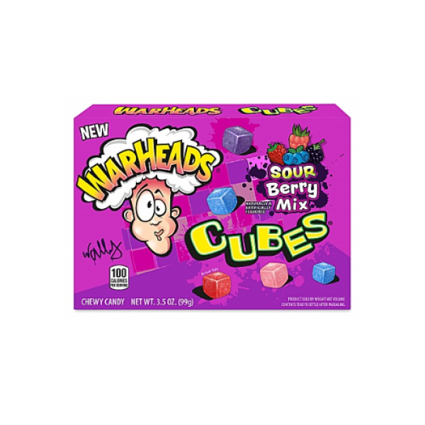 Warheads Cubes Sour Berry Mix 12x 99g