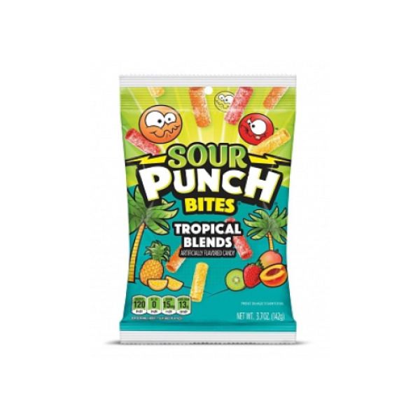 Sour Punch Bites Tropical Blends 12x 142g