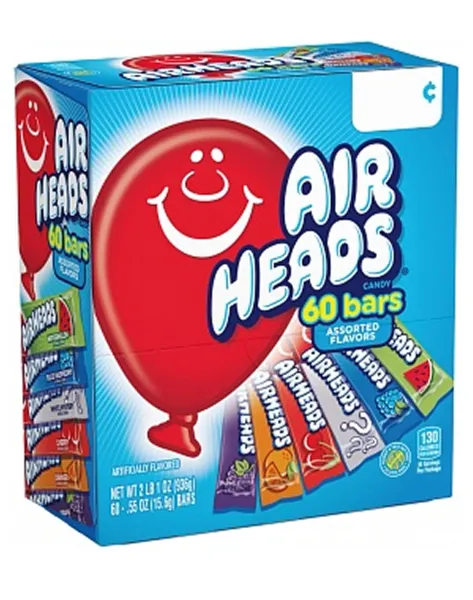 Airheads Assorted Bars 60x 15g
