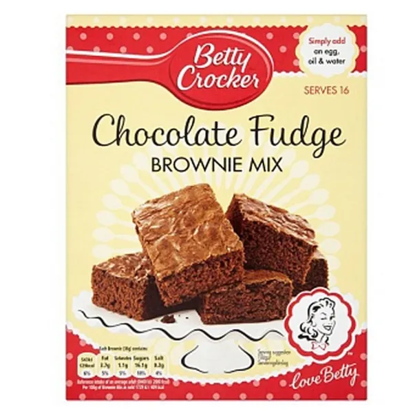 Betty Crocker Brownie Mix Chocolate Fudge 6x 415g