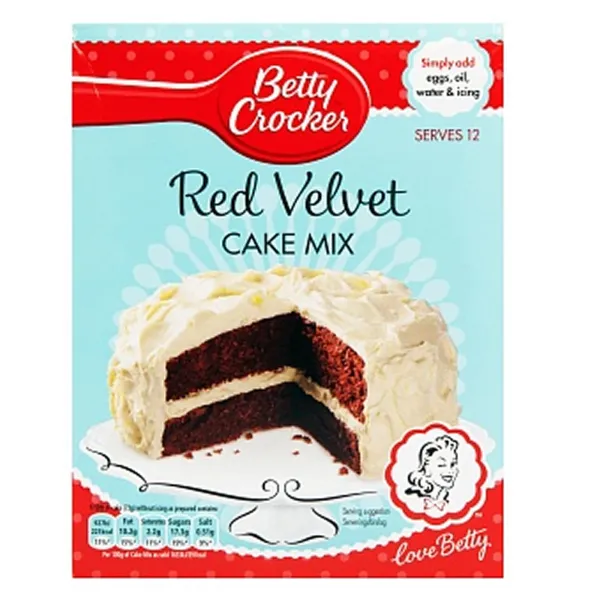 Betty Crocker Cake Mix Red Velvet 6x 425g