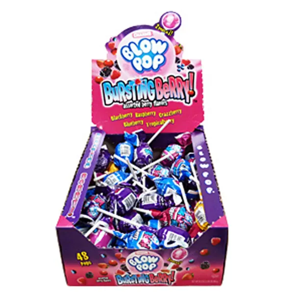 Blow Pop Bursting Berry 48x 18g