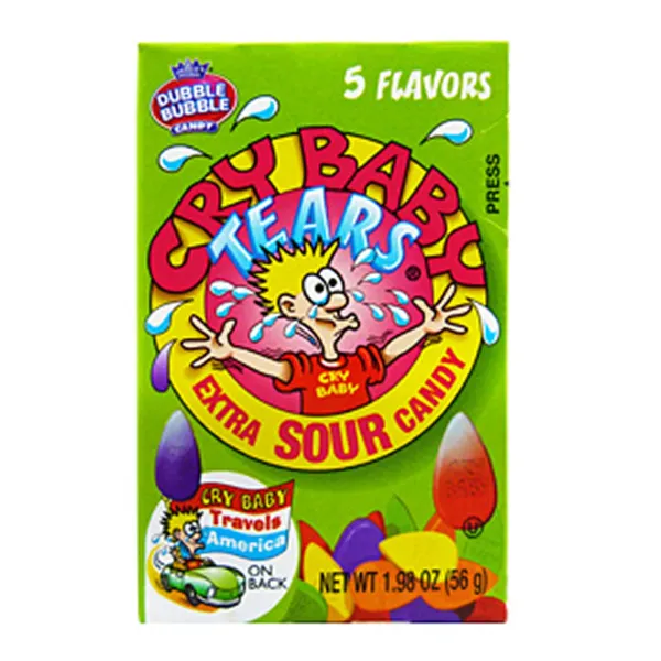 Cry Baby Candy Tears Extra Sour 24x 56g
