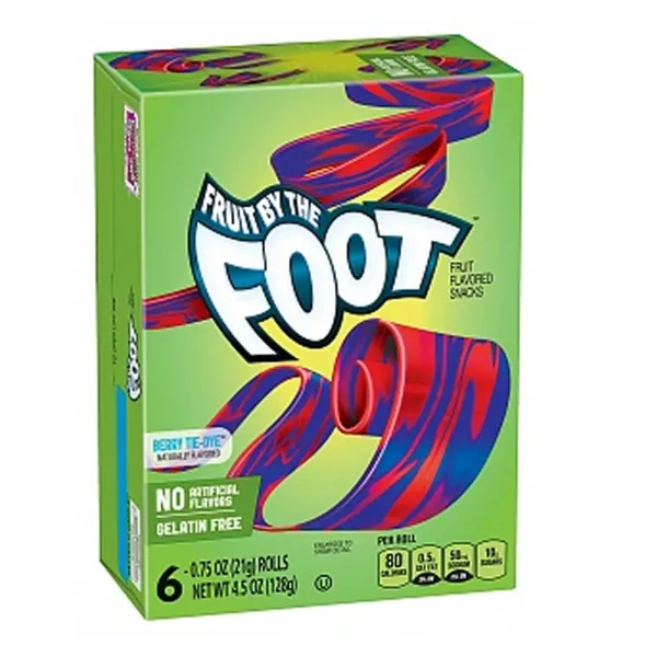Fruit By The Foot Berry Tie-Dye 8x 128g