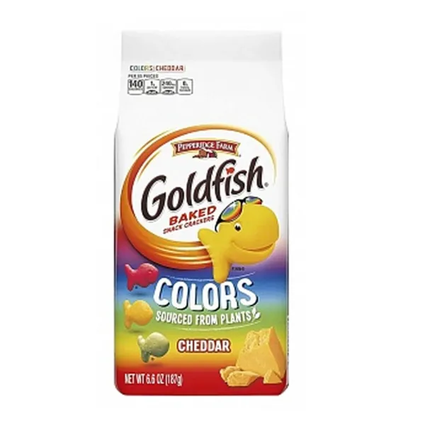Goldfish Crackers Colors Cheddar 24x 187g