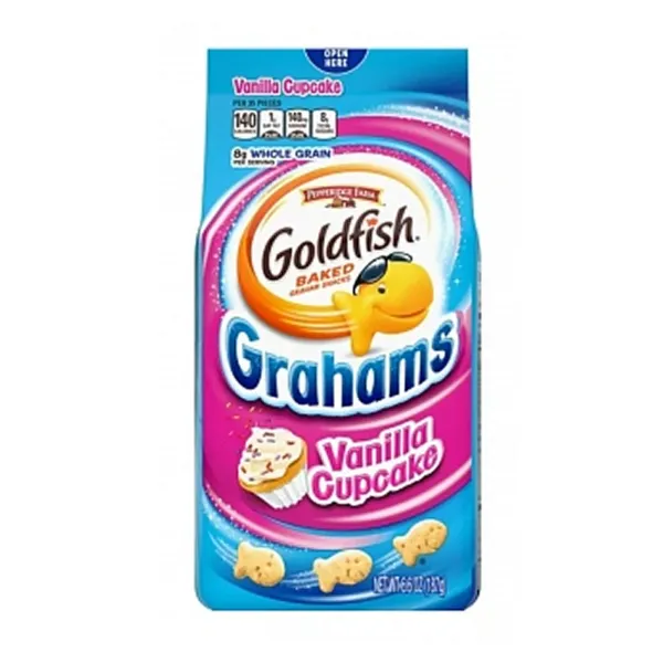 Goldfish Crackers Grahams Vanilla Cupcake 24x 187g