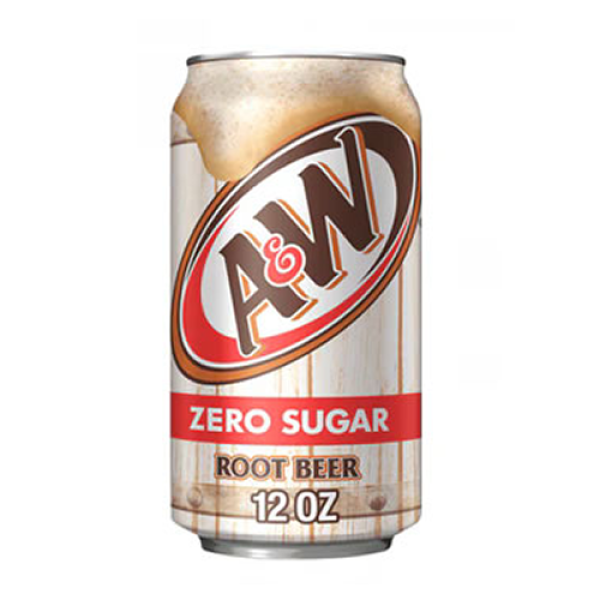 A&W Root Beer Zero Sugar USA 24x 355ml