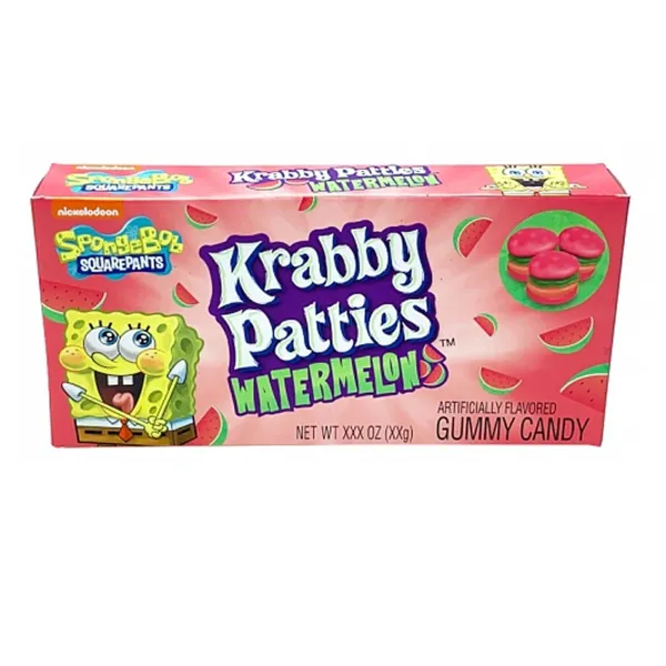 SpongeBob Squarepants Krabby Patties Watermelon 12x 72g