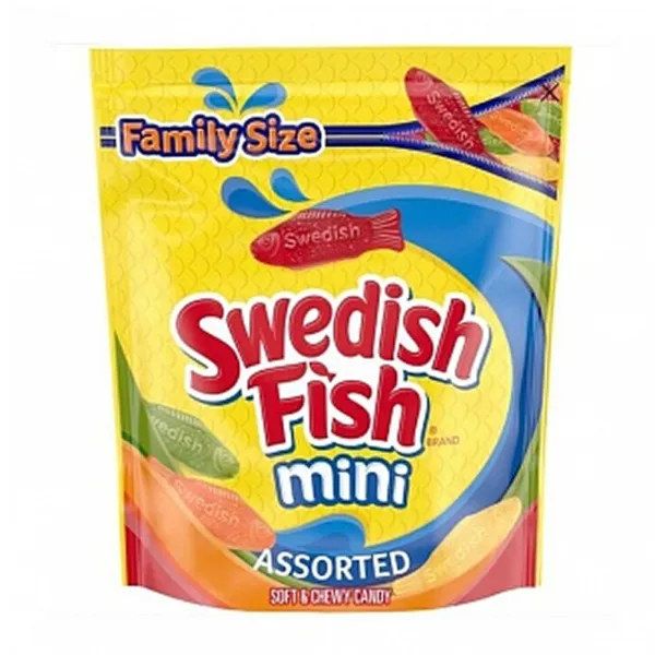 Swedish Fish Mini Assorted Family Size 4x 816g