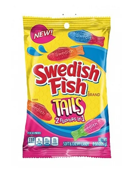 Swedish Fish Tails 12x 226g