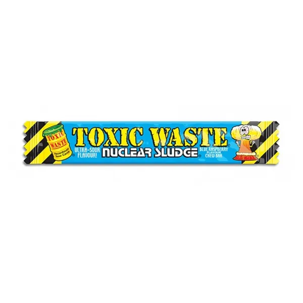 Toxic Waste Nuclear Sludge Chew Bar Blue Raspberry 50x 20g