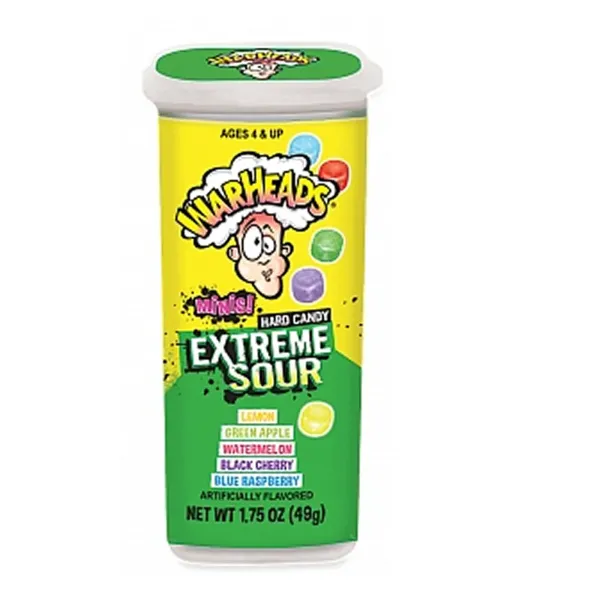 Warheads Extreme Sour Hard Candy Minis 18x 49g